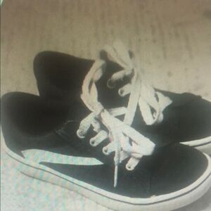 Black and White Kids Sneakers